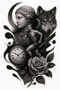 news tattoo design ideas mirrored effect bokeh for wrist side