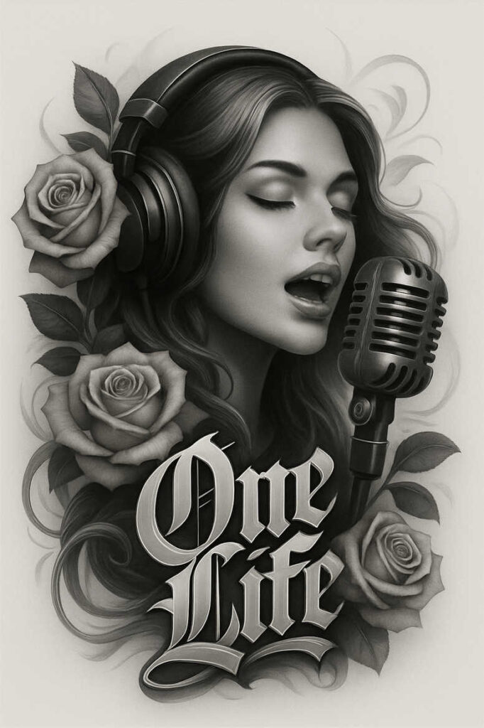 news tattoo design ideas engraved motif CGI-rendered shows strength