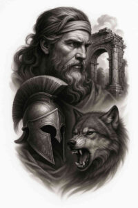 news tattoo design ideas dream motifs deep-shading for shoulder