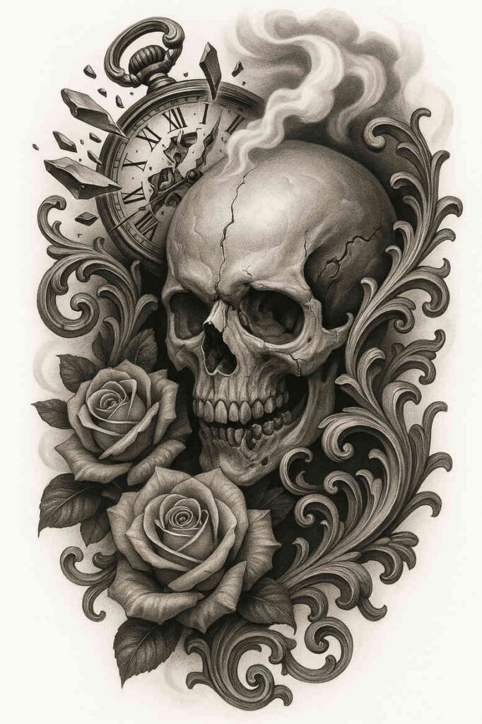 news tattoo design ideas classic motifs deep-shading shows strength