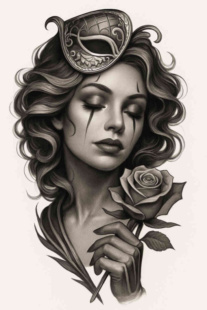 news tattoo design ideas bold texture fisheye symbolising courage