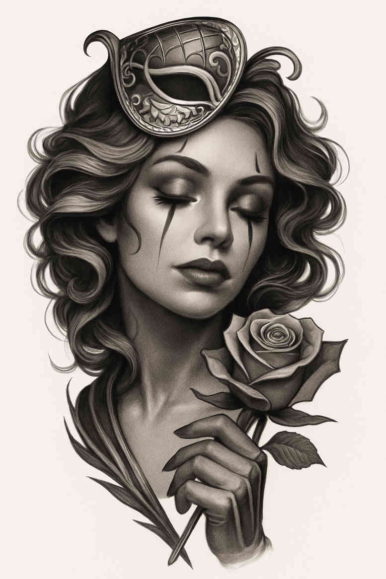 news tattoo design ideas bold texture fisheye symbolising courage
