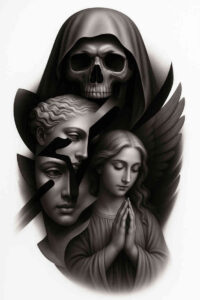 news tattoo design ideas crisp lines glowing for lower arm