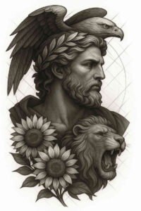 news tattoo design ideas Realism smooth gradients high-resolution for outer arm