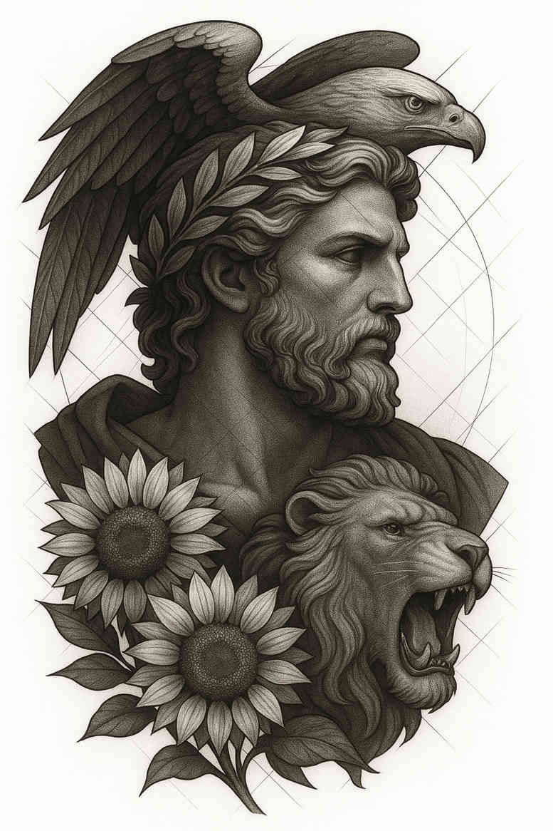 news tattoo design ideas Realism smooth gradients high-resolution for outer arm