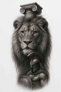 news tattoo design ideas ambiguous space hyperrealistic strength and power