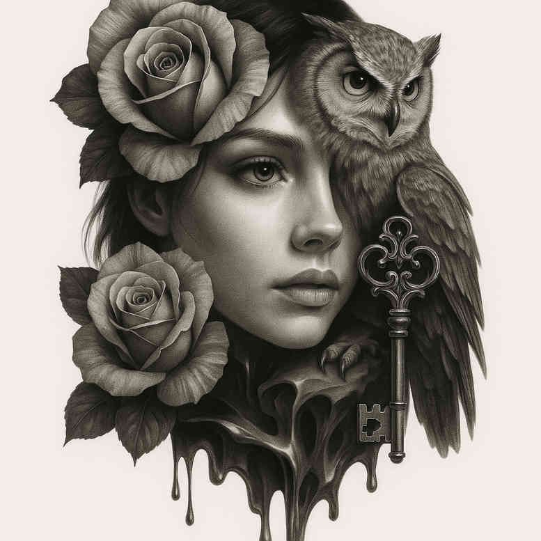 news tattoo design ideas Realism high definition intricate for elbow