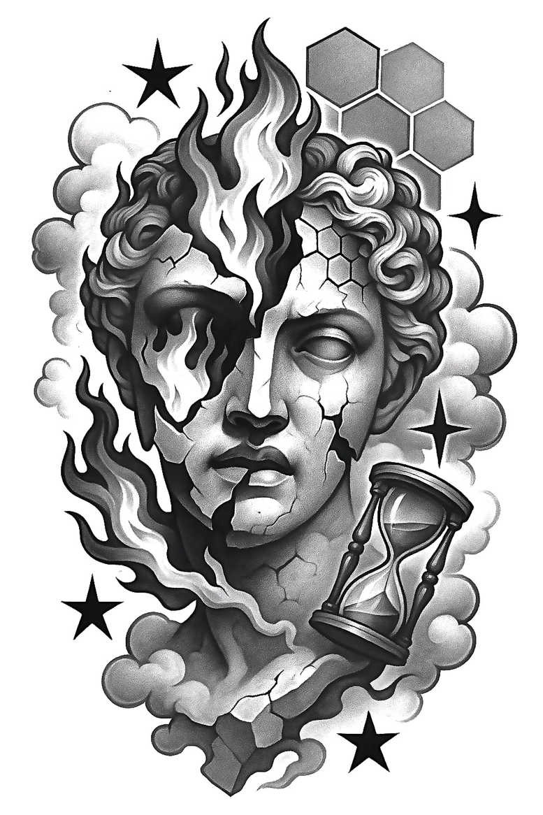 news tattoo design ideas bold highlights intricate for scapula