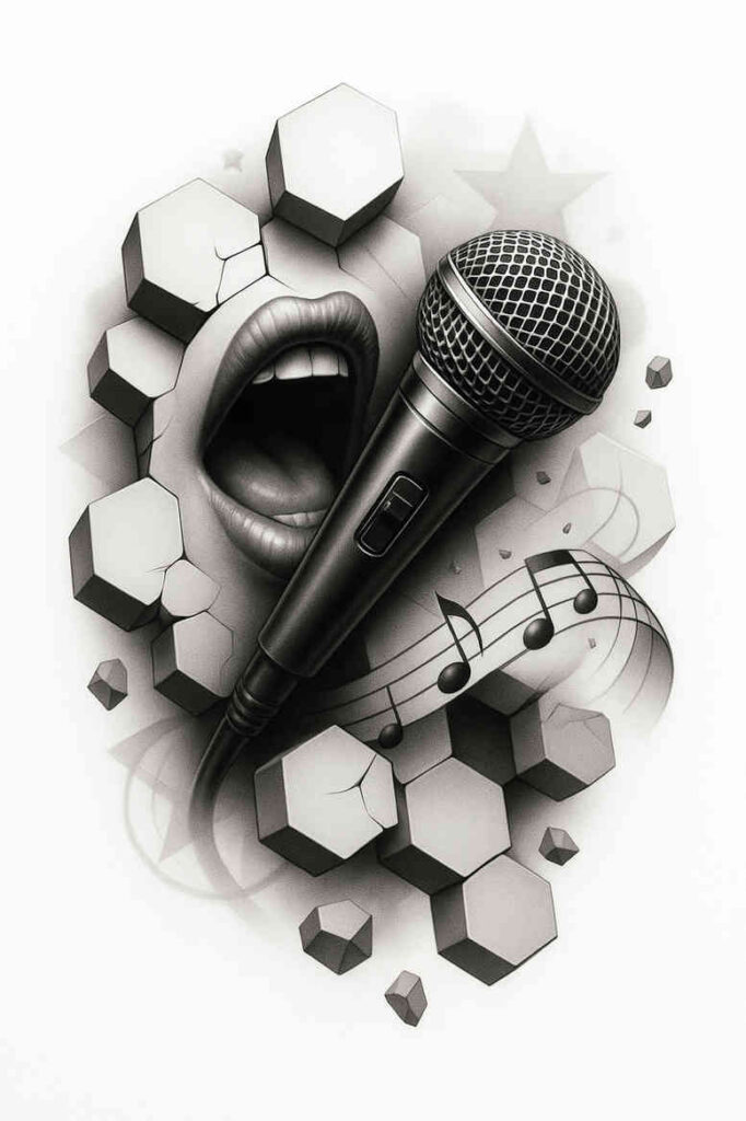 news tattoo design ideas detailed textures luminous embodying endurance
