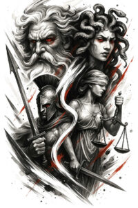 news tattoo design ideas Realism contrast play moody embodying courage