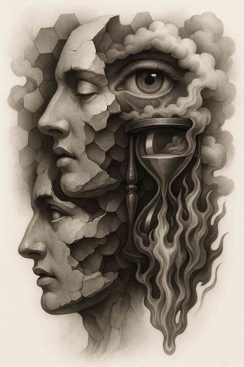 news tattoo design ideas detailed linework moody for hip