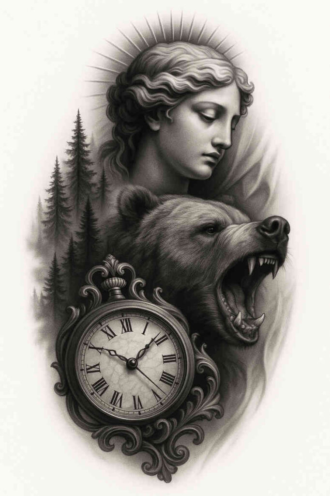 news tattoo design ideas classic shading razor-sharp endurance and power