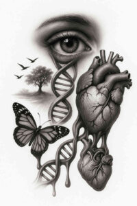 news tattoo design ideas Realism crisp detail saturated for upper shoulder