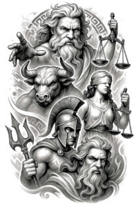 news tattoo design ideas refined lines textured represents strength