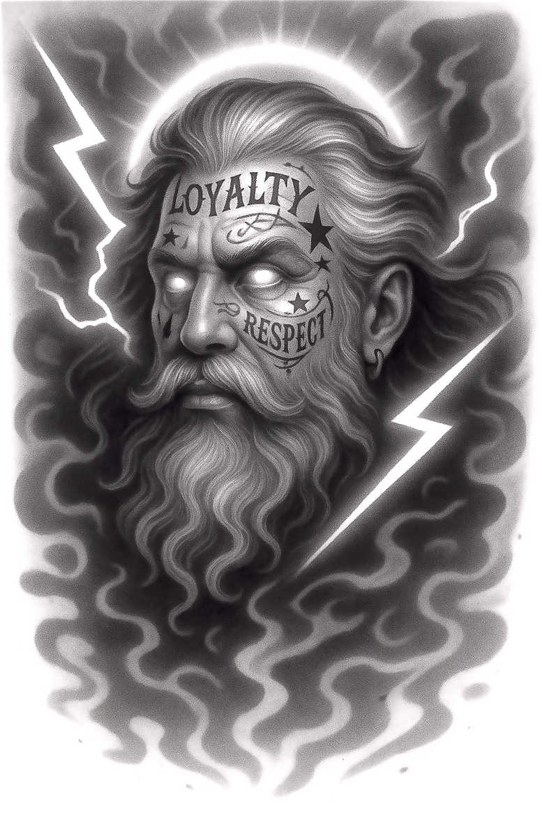 news tattoo design ideas engraved motif ultra-detailed symbolising courage