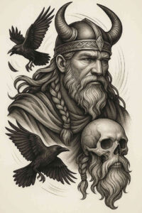 news tattoo design ideas realistic texture vector-style symbolising strength