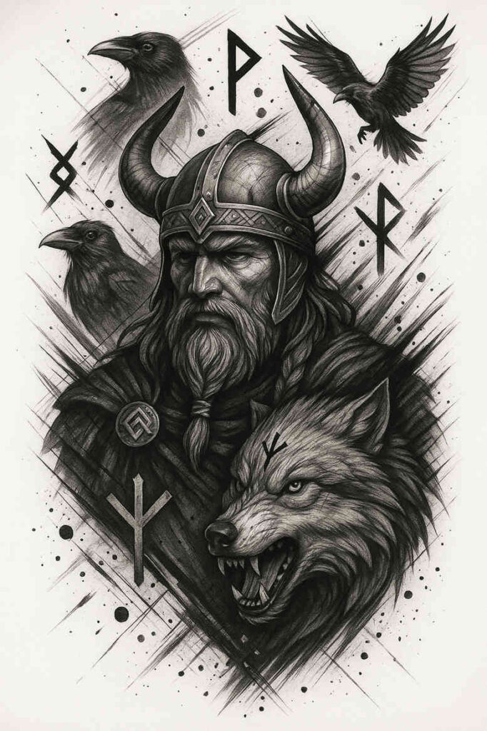 trends – tattoo design ideas free ai generated – neotraditional-vibrant-palette – for-hip – Gallery: news-inkby-ai