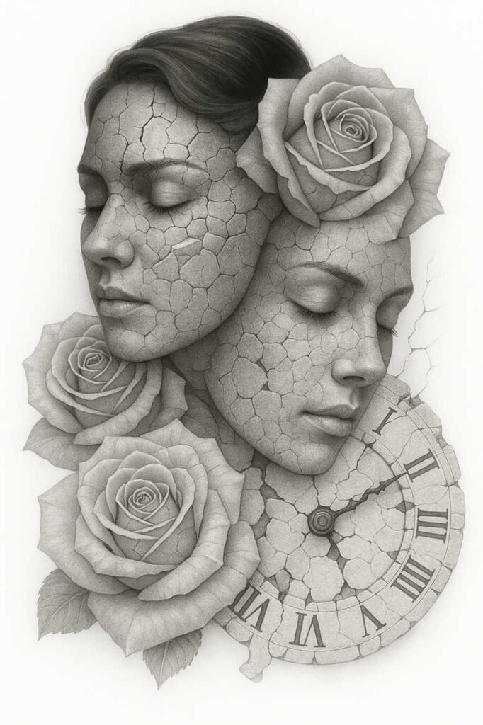 trends – tattoo design ideas free ai generated – surrealism-distorted-perspective – for-foot – Gallery: news-inkby-ai