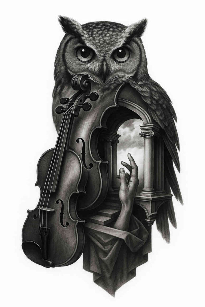 trendy-style – tattoo design ideas free ai generated – surrealism-enigmatic – for-toe – Gallery: news-inkby-ai