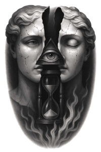 path-with-motion – tattoo design ideas free ai generated – neotraditional-rich-blacks – for-hand – Gallery: path-road-inkby-ai