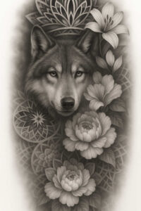 pets-tattoo-ideas – tattoo design ideas free ai generated – clean-stroke – for-back-of-neck – Gallery: pets-inkby-ai