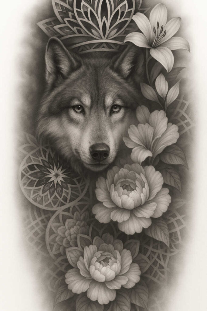 pets-tattoo-ideas – tattoo design ideas free ai generated – clean-stroke – for-back-of-neck – Gallery: pets-inkby-ai