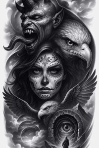 pets-tattoo-ideas – tattoo design ideas free ai generated – essential – for-neck – Gallery: pets-inkby-ai