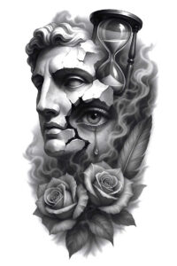 pets-tattoo-ideas – tattoo design ideas free ai generated – essential-lines – for-chest – Gallery: pets-inkby-ai