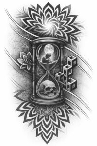 pets-tattoo-ideas – tattoo design ideas free ai generated – monochrome – for-temple – Gallery: pets-inkby-ai