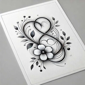 pets-tattoo-ideas – tattoo design ideas free ai generated – no-shading – for-back-shoulder – Gallery: pets-inkby-ai