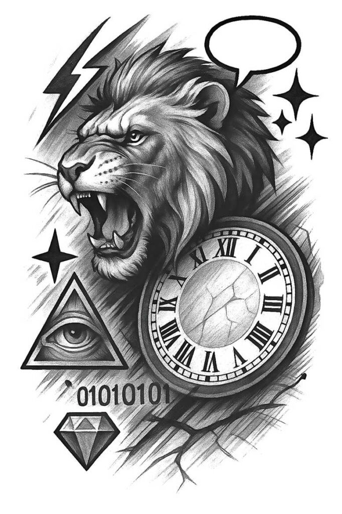 pets-tattoo-ideas – tattoo design ideas free ai generated – pure-shape – for-spine – Gallery: pets-inkby-ai