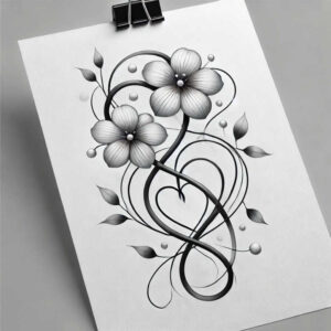 pets-tattoo-ideas – tattoo design ideas free ai generated – pure-shape – for-upper-chest – Gallery: pets-inkby-ai