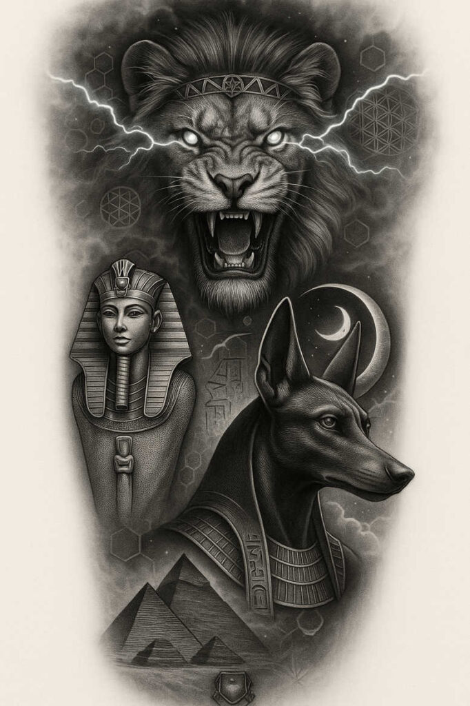 pets-tattoo-ideas – tattoo design ideas free ai generated – understated – for-chest – Gallery: pets-inkby-ai