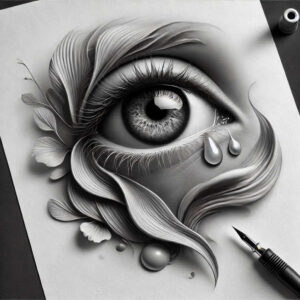 pets tattoo design ideas soft-focus delicate for knee