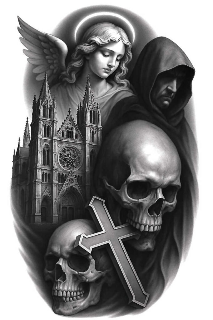 pets tattoo design ideas surreal devotion for back