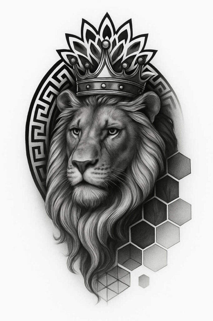 pets tattoo design ideas Surrealism imaginative dog shows courage
