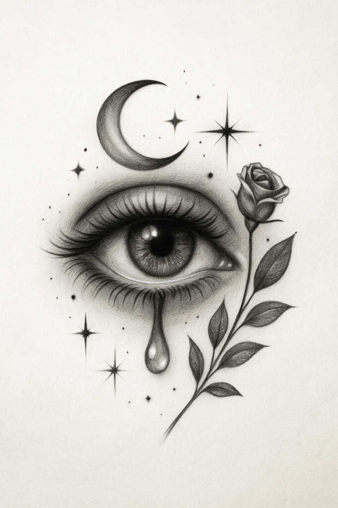 pets tattoo design ideas Surrealism abstract emotional strength and power