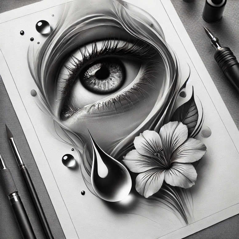 pets tattoo design ideas CGI-rendered love shows courage