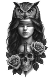 pets tattoo design ideas metallic portrait for elbow