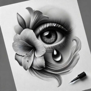 pets tattoo design ideas black-and-white warm for full back