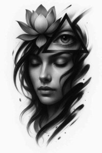 neotraditional-artistic-flair – tattoo design ideas free ai generated – undefined – for-shoulder-blade – Gallery: realistic-surrealistic-inkby-ai