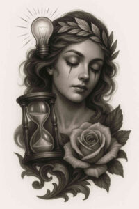 neotraditional-bold-highlights – tattoo design ideas free ai generated – undefined – for-ribs – Gallery: realistic-surrealistic-inkby-ai