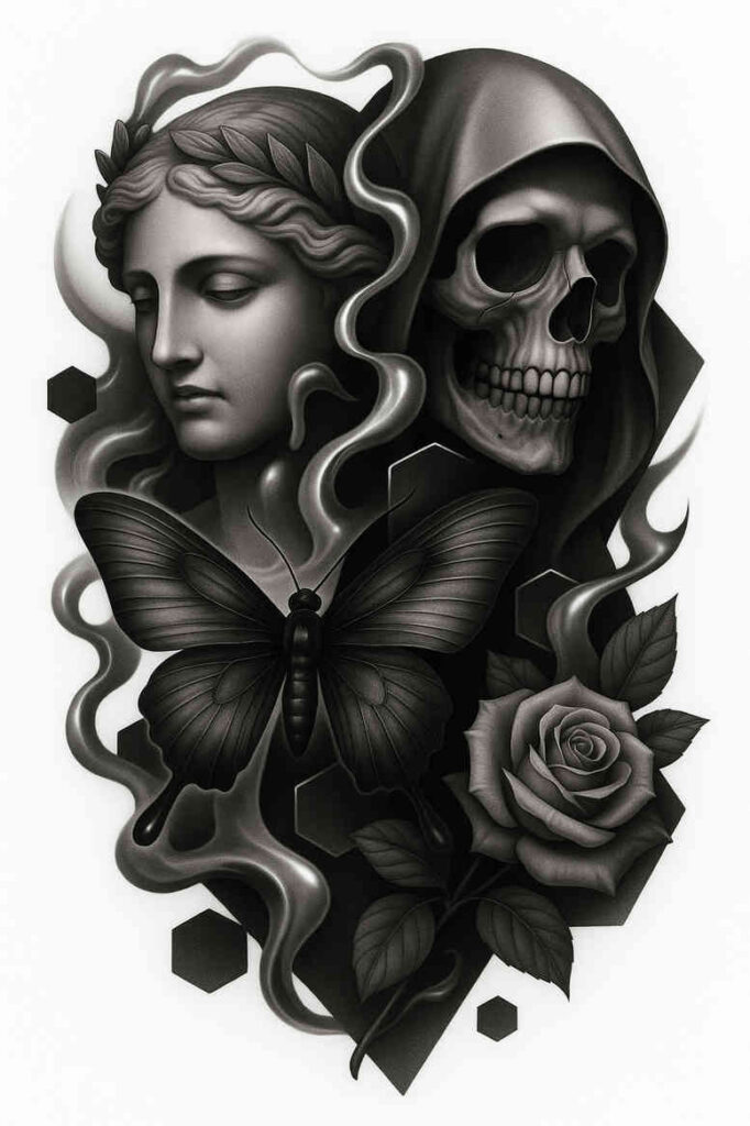 neotraditional-color-saturation – tattoo design ideas free ai generated – undefined – for-knee – Gallery: realistic-surrealistic-inkby-ai