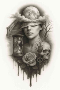 neotraditional-dynamic-linework – tattoo design ideas free ai generated – undefined – for-ribs – Gallery: realistic-surrealistic-inkby-ai