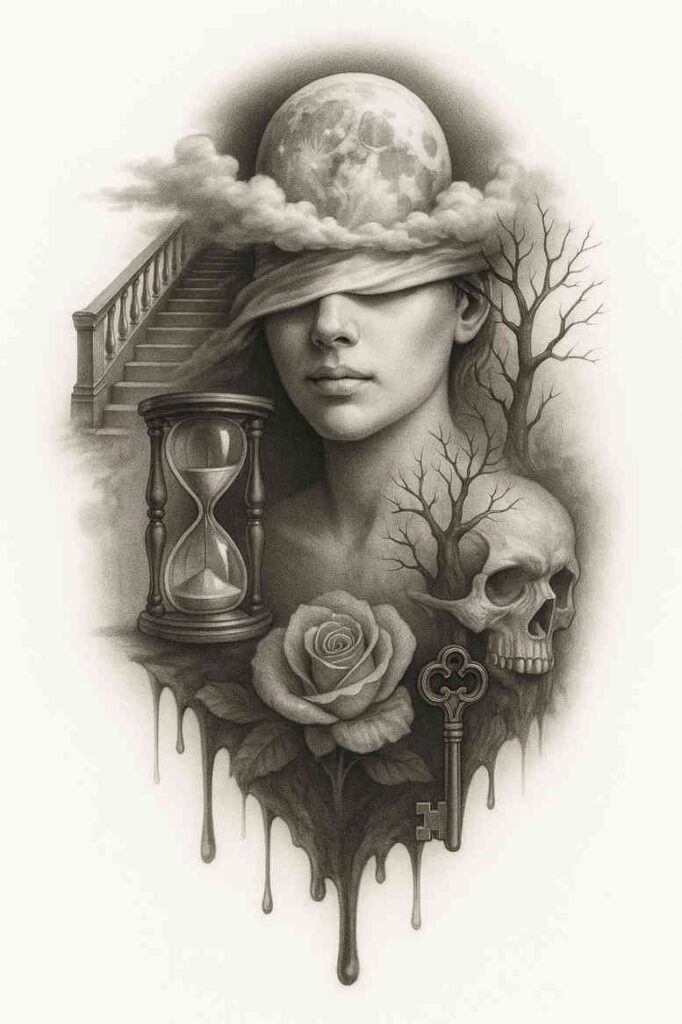neotraditional-dynamic-linework – tattoo design ideas free ai generated – undefined – for-ribs – Gallery: realistic-surrealistic-inkby-ai