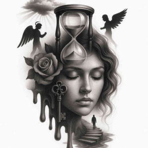neotraditional-enhanced-shading – tattoo design ideas free ai generated – undefined – for-outer-arm – Gallery: realistic-surrealistic-inkby-ai