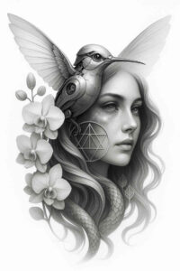 neotraditional-gradient-fills – tattoo design ideas free ai generated – undefined – for-upper-arm – Gallery: realistic-surrealistic-inkby-ai