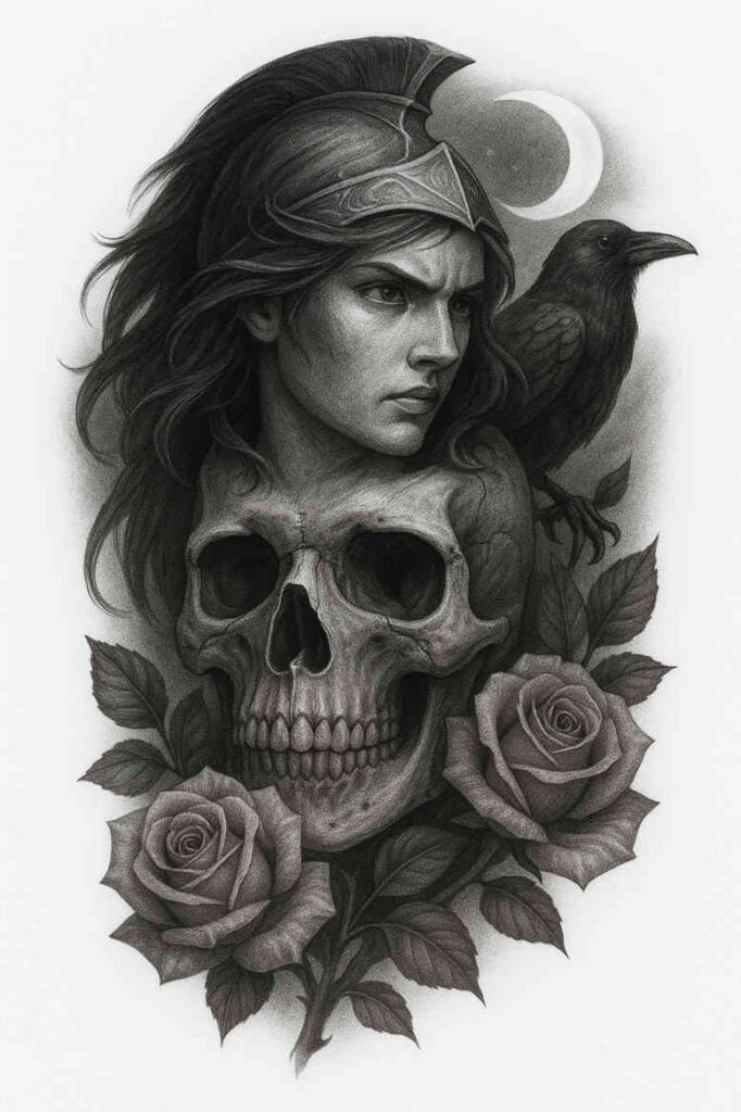 neotraditional-modern-classic – tattoo design ideas free ai generated – undefined – for-neck – Gallery: realistic-surrealistic-inkby-ai