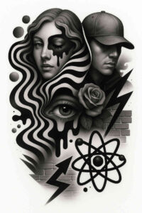 neotraditional-refined-color-palette – tattoo design ideas free ai generated – undefined – for-spine – Gallery: realistic-surrealistic-inkby-ai