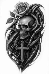 neotraditional-vivid-color – tattoo design ideas free ai generated – undefined – for-shin – Gallery: realistic-surrealistic-inkby-ai